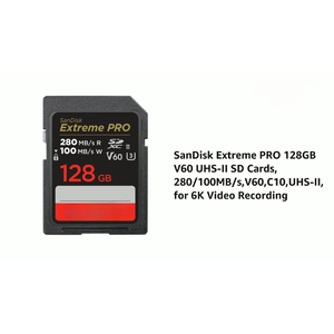 128gb SDXC Extreme PRO V60 ultra-fast <b>uhs</b>-<b>ii</b> high-performance <b>sd</b> <b>card</b> - Product Image 2