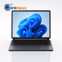 CoreNest - Laptop 2 en 1 de 12.7 Pulgadas, Intel N5095, Pantalla Táctil IPS 2K de 10 Puntos, Windows 11, Notebook para Negocios y Oficina
