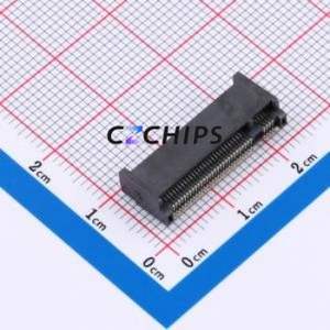 X1302WVS-67CM-LPV15 <b>Hard</b> <b>Drive</b> Connector (SAS/SATA/M.2) SMD Connector M.2-M Key Female 67P Horizontal Mount - Product Image 1