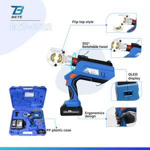 Herramienta de crimpado inteligente BETE ECT-6022 6T con chip de datos y pantalla OLED para cables de Cu/Al de hasta 300mm² OEM - Product Image 2