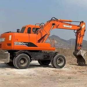 Excavadora de ruedas/orugas Doosan DH 150W-7 usada con motor Maquinaria de movimiento de tierras Origen japonés 15000kg 0-2000 horas - Product Image 1