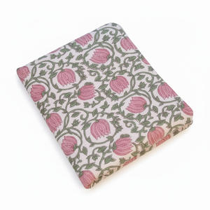 100% coton matelassé pochette d'ordinateur imprimé Multi Floral Vintage sac à bandoulière étui élégant avec motif floral d'élégance - Product Image 1