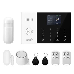 Tuya Alexa tự động hóa nhà 4G Wifi cuộc sống thông minh báo động Hệ thống an ninh Kit ABS Chất liệu cửa phát hiện chuyển động bảo vệ an ninh - Product Image 1