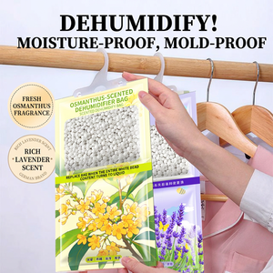 Sachet déshumidificateur domestique suspendu 200g, absorbeur d'humidité jetable pour armoire et dortoir, livraison directe - Product Image 2