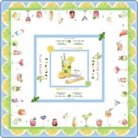 Coussin de Mahjong Nouveau Style Américain 33 / 31,5 Pouces – Coussin Viral de Haute Qualité Disponible en Rouleau