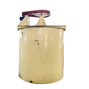 带搅拌器的高容量金矿搅拌浸出池泥浆混合罐