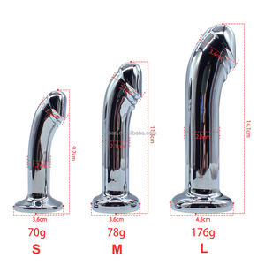 SacKnove金属代替品セックスおもちゃゲイバット刺激ペニス女性オナニーリアル男性ディルドアナルプラグ - Product Image 6
