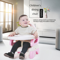 Siège rehausseur pliable multifonctionnel en plastique recyclé écologique pour bébé, idéal pour le camping (vente en gros)