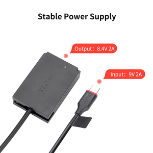 Adattatore di Alimentazione Tipo-C Kingma con Accoppiatore DC e <span class=keywords><strong>Batteria</strong></span> Fittizia per LP-E12 LPE12 per Riprese Interne e Alimentazione Continua - Product Image 5
