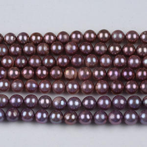 Perles d'eau douce naturelles de Zhuji, 10-12 mm, rondes, blanches et roses, perles en vrac, accessoires de bijoux DIY, vente en gros - Product Image 3