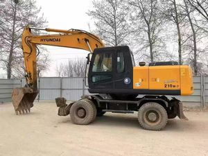 L'excavatrice R210w-7 de roue de Hyundai utilisée par bonne condition à vendre, Hyundai R210 R215 R225 a utilisé l'excavatrice hyundai 210-9s d'excavatrice - Product Image 3
