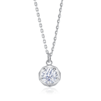 Vente en gros de colliers pendentifs en argent 925 avec zircone, fournisseur d'usine