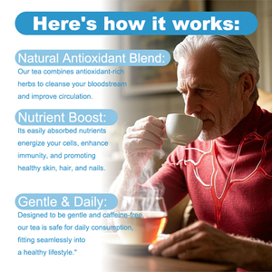 Teh pemurni darah alami merangsang metabolisme dan membersihkan tisu tubuh dari racun rasa teh Herbal - Product Image 5