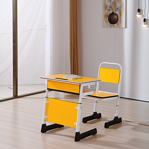 Bàn ghế trường học bán buôn, đồ nội thất lớp học, bàn ghế đôi trường học Trung Quốc dành cho học sinh trung học - Product Image 2