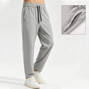 2026 New Arrival <b>Slim</b> Fit <b>Jogger</b> Custom Cotton Sweatpants Mid Waist Dark Wash Casual Street Style Sport - Product Image 4
