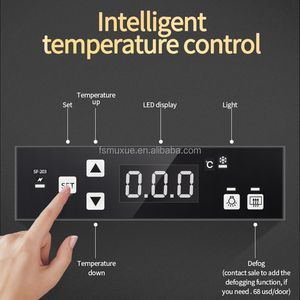 Bán buôn 5 cửa kính tủ lạnh tủ đông đồ uống lạnh refrigerador de 5 puertas de vidrio thẳng đứng tủ đông với cửa kính - Product Image 5