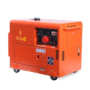 Hoge Kwaliteit 8kw/10kva Generator 3kw 5kw/5kva 6kw 10kw Draagbare Stille Diesel Generator