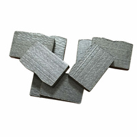 SS-S103 24*13/14*5.6/6.2mm Segments diamantés polis en forme de B, pièces d'outillage électrique OEM pour lame de coupe diamantée et lame de scie à granit