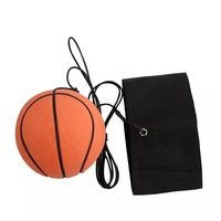 Balles rebondissantes en caoutchouc de 6.0cm avec ficelle élastique pour enfants