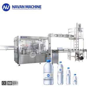 Navan Machine Automatische Plastik flasche Trinkwasser herstellungs maschine Reinwasser füll linie