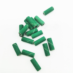 3.0mm <b>Mini</b> Sanding Band Nail Polishing Tool Custom Logo 100pcs Green Manicure Pedicure Electric <b>Drill</b> Sanding Bands - Product Image 2