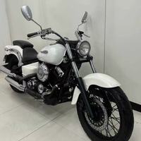 Yamaha Drag Star 400 bekas. Impor, Kondisi Baru. V-twin Asli, Penggerak Poros, Cruiser Retro Klasik. Spesifikasi Pabrik Lengkap.