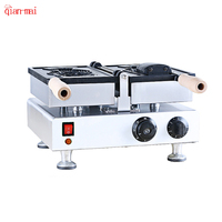 Gaufrier électrique professionnel en forme de poisson, machine à gaufres et cônes glacés taiyaki avec bouche ouverte, nouveauté