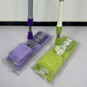 Mopa Plana Multifuncional para Oficina y Hogar, con Clip para Tela, Venta Directa de Fábrica, Método de Escurrido Manual, Mopa Mágica Plana de Alta Calidad y Resistencia - Product Image 4
