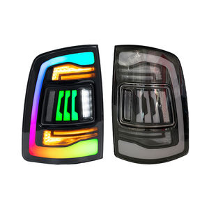 Feux arrière à LED pour <span class=keywords><strong>Dodge</strong></span> <span class=keywords><strong>Ram</strong></span> 2009 <span class=keywords><strong>2018</strong></span>-1500, style bleu fumé noir transparent, <span class=keywords><strong>prix</strong></span> d'usine - Product Image 1