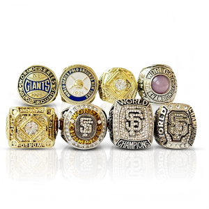 Juego de 8 Anillos del Campeonato Mundial de Béisbol de los New York Giants y los San Francisco Giants, Anillo de Campeones Personalizado, Anillo de Campeonato Personalizado - Product Image 4