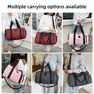 حقيبة رياضية متعددة الوظائف خفيفة الوزن ومتينة من أكسفورد لعام 2026، حقيبة يوغا محمولة بسحاب، حقيبة سفر لعطلة نهاية الأسبوع مع جيب أحذية قابل للفصل - Product Image 4