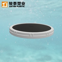 Diffuseur de disque D350 personnalisable pour l'aménagement de l'air, options de connexion flexibles pour les réservoirs jusqu'à 8 mètres de profondeur