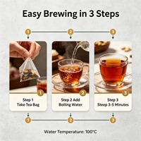 Sachets de Tisane aux Herbes Ginseng, Goji, Jujube, Maca, Mûrier et Polygonatum, Emballés Individuellement, Dose Unique, OEM, Marque Privée