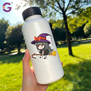 <span class=keywords><strong>Pegatinas</strong></span> <span class=keywords><strong>Personalizadas</strong></span> con Estrella Holográfica, Adhesivos de Vinilo con Efecto Holográfico de Estrella, <span class=keywords><strong>Pegatinas</strong></span> Troqueladas con Diseño de Bruja, Dibujos Animados - Product Image 4