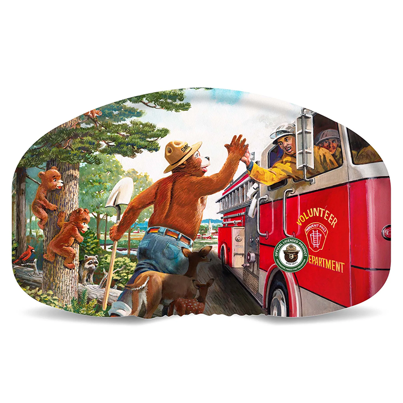 Smokey cinq ours de fumée et voiture