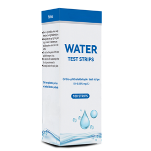 Bandelettes de test de qualité de l'eau W-1 OPA (ortho-phtalaldéhyde), résultat en 30s, paquet de 100, test de l'eau - Product Image 2