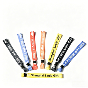 Bracelet en satin personnalisé avec logo, écologique, pour événements promotionnels, boucle en plastique, largeur de bande 25 mm - Product Image 5
