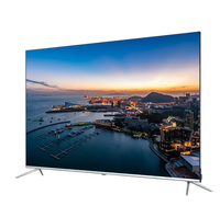 Téléviseur intelligent Android LED 4K UCOM Factory OEM de 55 à 98 pouces avec HDR Full HD, WiFi, noir, pour la maison et l'hôtel