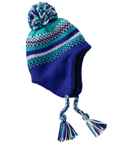 Chapeau de trappeur Earflap <span class=keywords><strong>Toboggan</strong></span> Ski Knit Beanie Cap Hat With Braided Tassel Baby Beanie - Product Image 1
