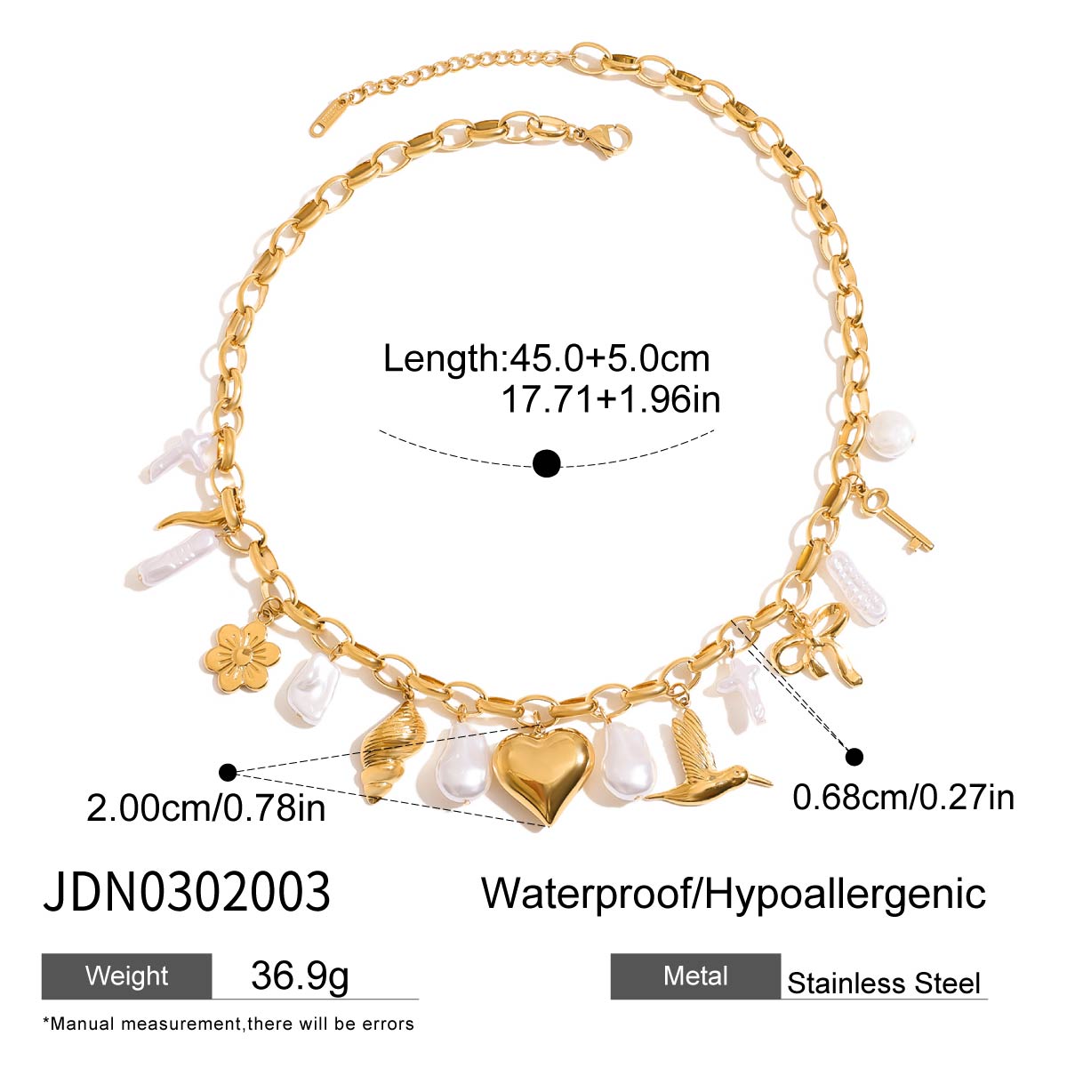 18K Gold  JDN0302003