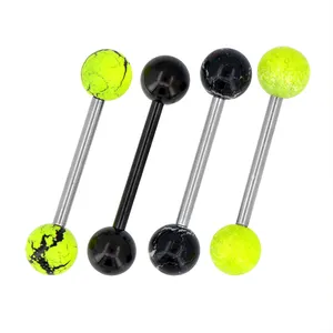 Best Selling Tongue Ring Magnetic Gold Barbell Pill Tool Piercing Jewelry