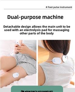 Masseur de pieds portable avec physiothérapie infrarouge, coussin de thérapie par points d'acupuncture, utilisation à domicile, 7 modèles de méridiens pour la relaxation et les soins des pieds - Product Image 4