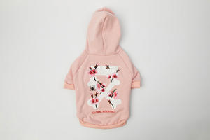 Sudadera con capucha para perro, traje de moda para mascota, Negro, Rosa, blanco, ropa para gatos, abrigos - Product Image 4