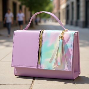 Espectacular Bolso Cruzado Candle Lila para Mujer de Fana - Product Image 2