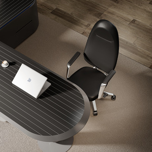 Chaises de bureau exécutives contemporaines de <span class=keywords><strong>haute</strong></span> qualité en cuir véritable avec roulettes pivotantes et hauteur réglable - Product Image 2