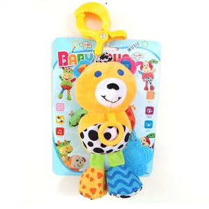 Trẻ Em Dễ Thương Kéo Dòng Động Vật Sang Trọng Đồ Chơi Rattle Đồ Chơi Gây Sốc Bé Âm Nhạc Treo Đồ Chơi - Product Image 4