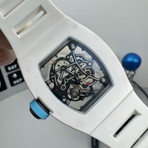 Reloj Tourbillon Mecánico para Hombre, de Cerámica, Esqueletizado, Multifuncional, Impermeable, con Diseño Simple y Elegante - Product Image 5
