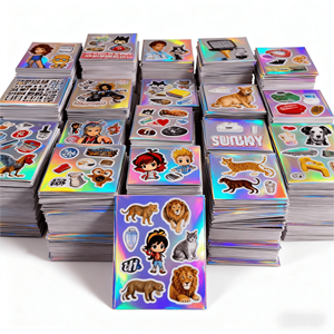 Custom Waterproof Printing <b>logo</b> Packaging Gloss Vinyl Holographic Custom Transfer <b>Sticker</b> - Product Image 3