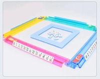 Juego de Fichas de Mahjong de Melamina de Lujo, Translúcidas, con Acabado Brillante y Cristalino, Duraderas y Ecológicas para Juegos de Mesa Modernos