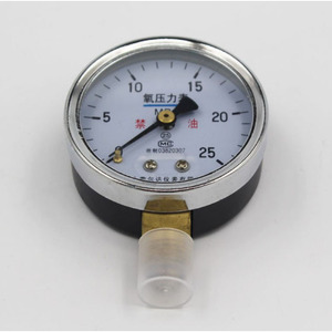 Manomètres à oxygène en gros d'usine, régulateurs de pression d'oxygène sans huile, vannes de réduction de pression, têtes de manomètre, 2,5 MPa - Product Image 1